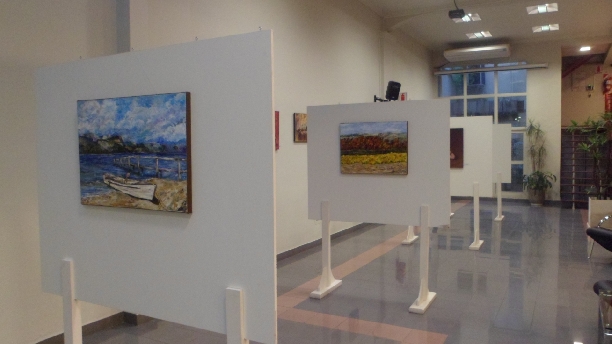 Exposición de Pinturas en el salón de la AMAP
