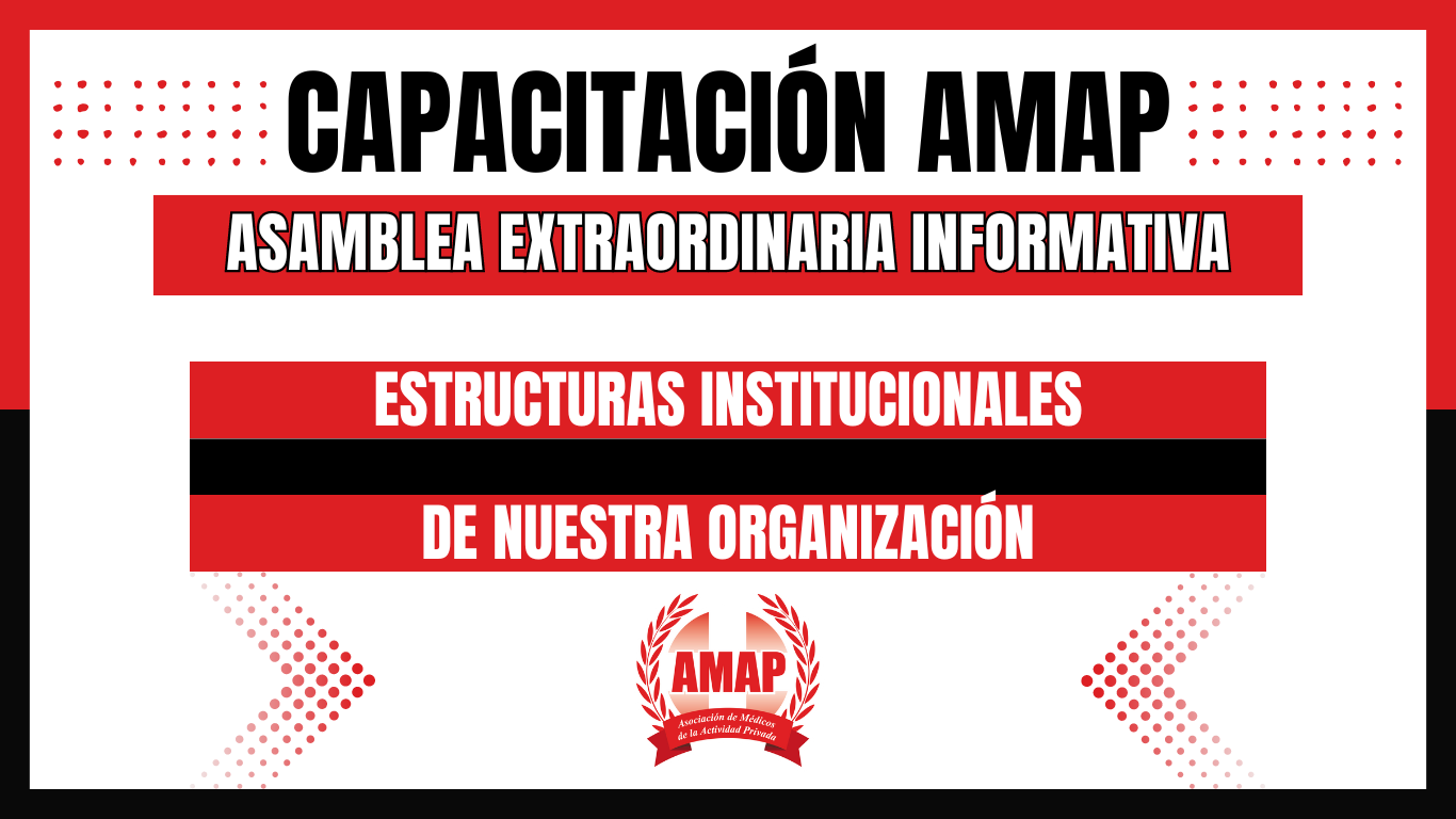 Capacitación AMAP: «Estructuras Institucionales de nuestra Organización»