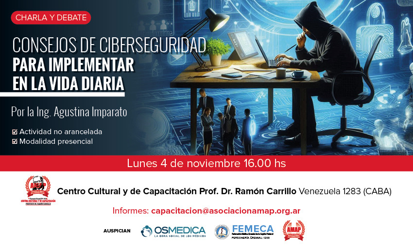 Charla/debate: Consejos de Ciberseguridad para implementar en la vida diaria