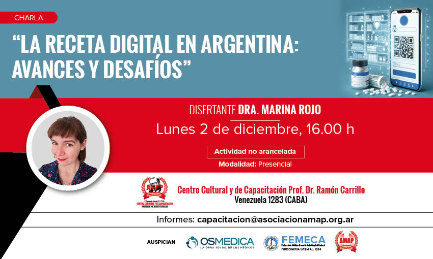 Charla «Receta Digital en Argentina: Avances y Desafíos»